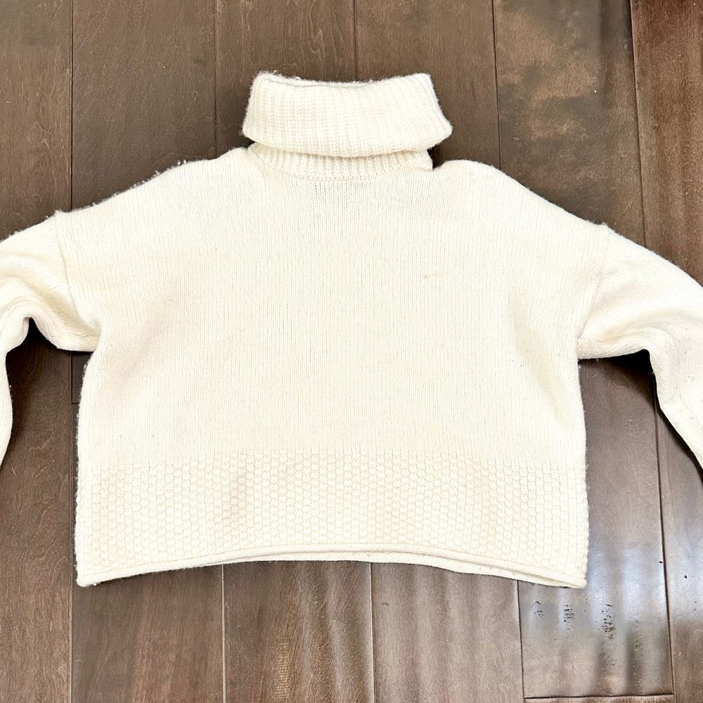 Madewell Sadler Turtleneck Sweater in Ivory - Picture 10 of 10